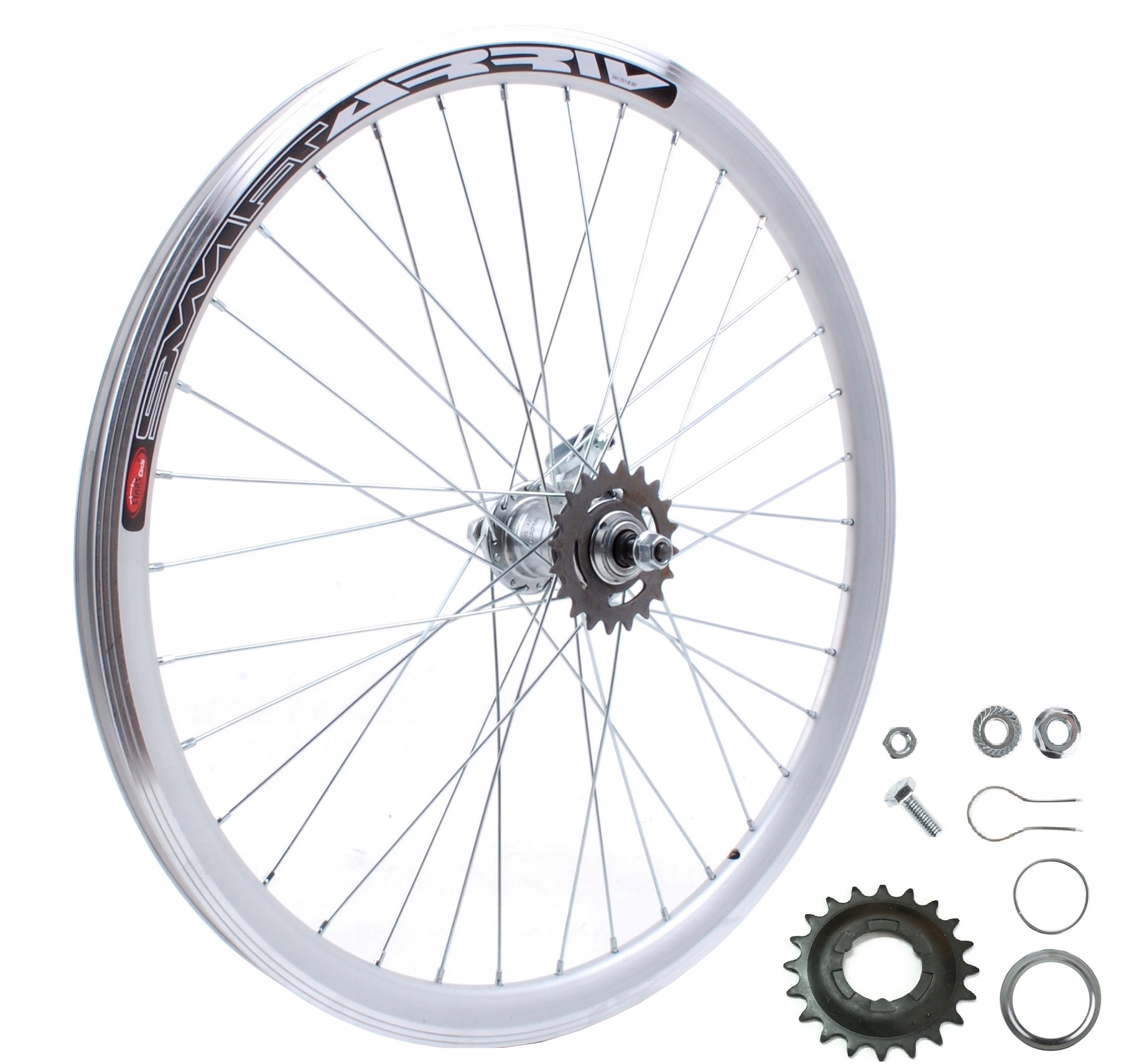 Kompletní kolo zadního kola Torpedo 28 palců Alu, zesílené, kuželové