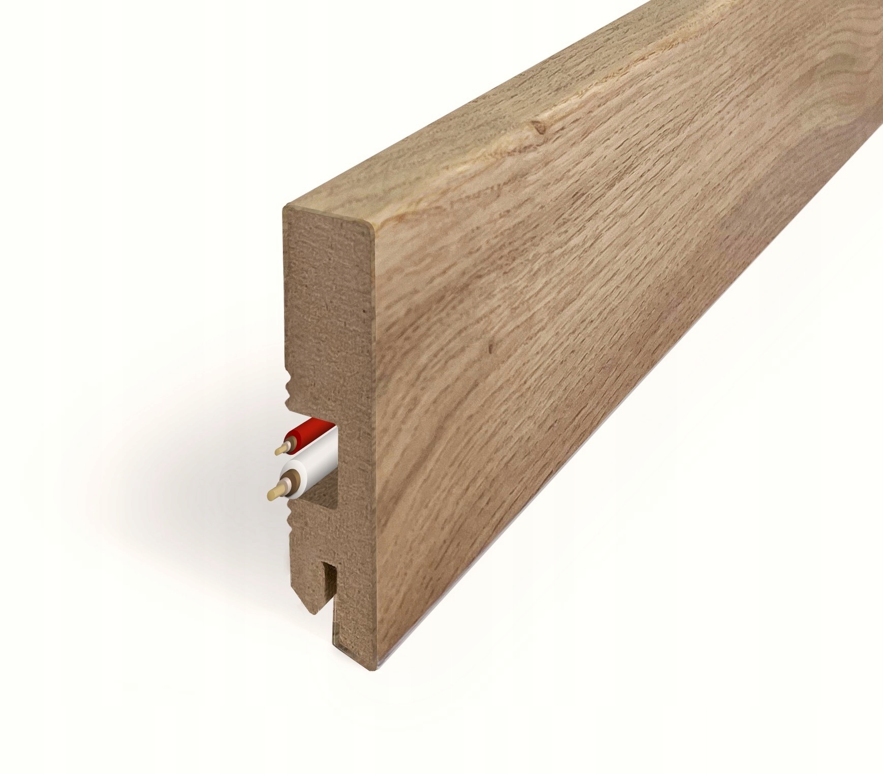 LISTWA MDF STYL wym. 16x80mm dł. 100cm Dąb Wotan