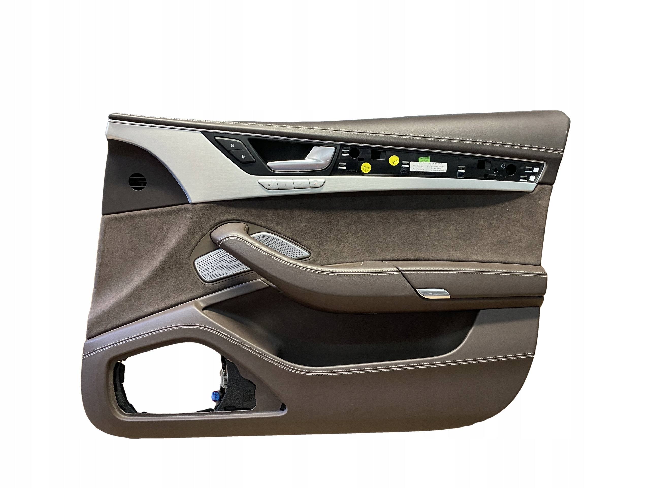 AUDI A8 4H D4 side door left front leather