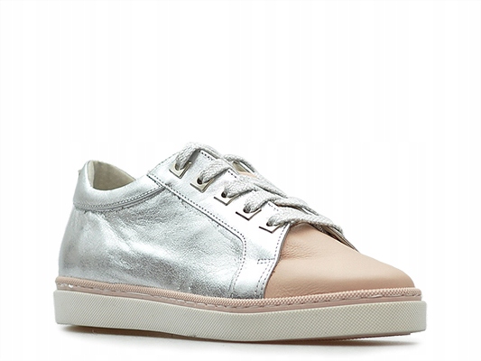 Dámské sportovní kožené polobotky se zavazováním, dámské tenisky, tenisky Karino, velikost 38