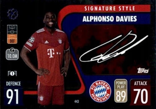 Topps Match Attax 2021/22 Signature Davies 443
