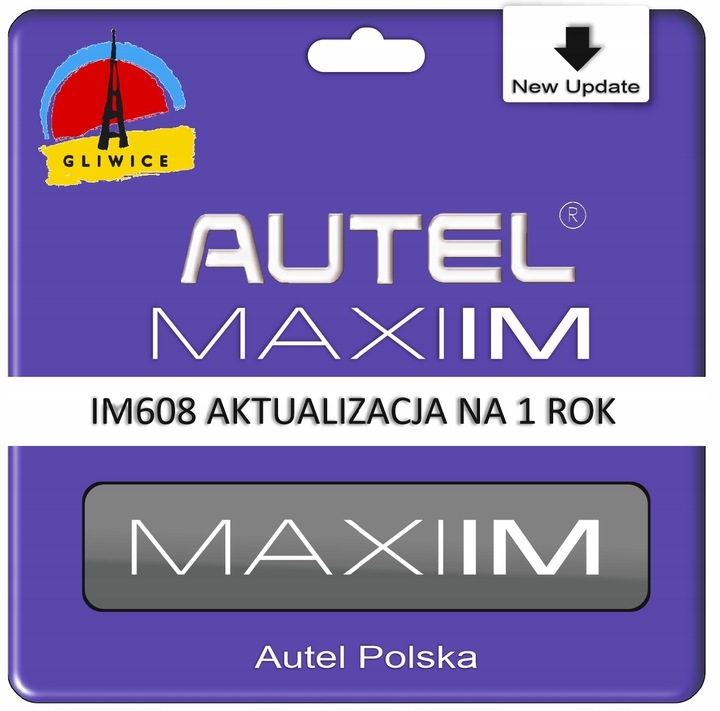 AKTUALIZACJA IM AUTEL MaxiIM IM608 PL 1 ROK PL FV