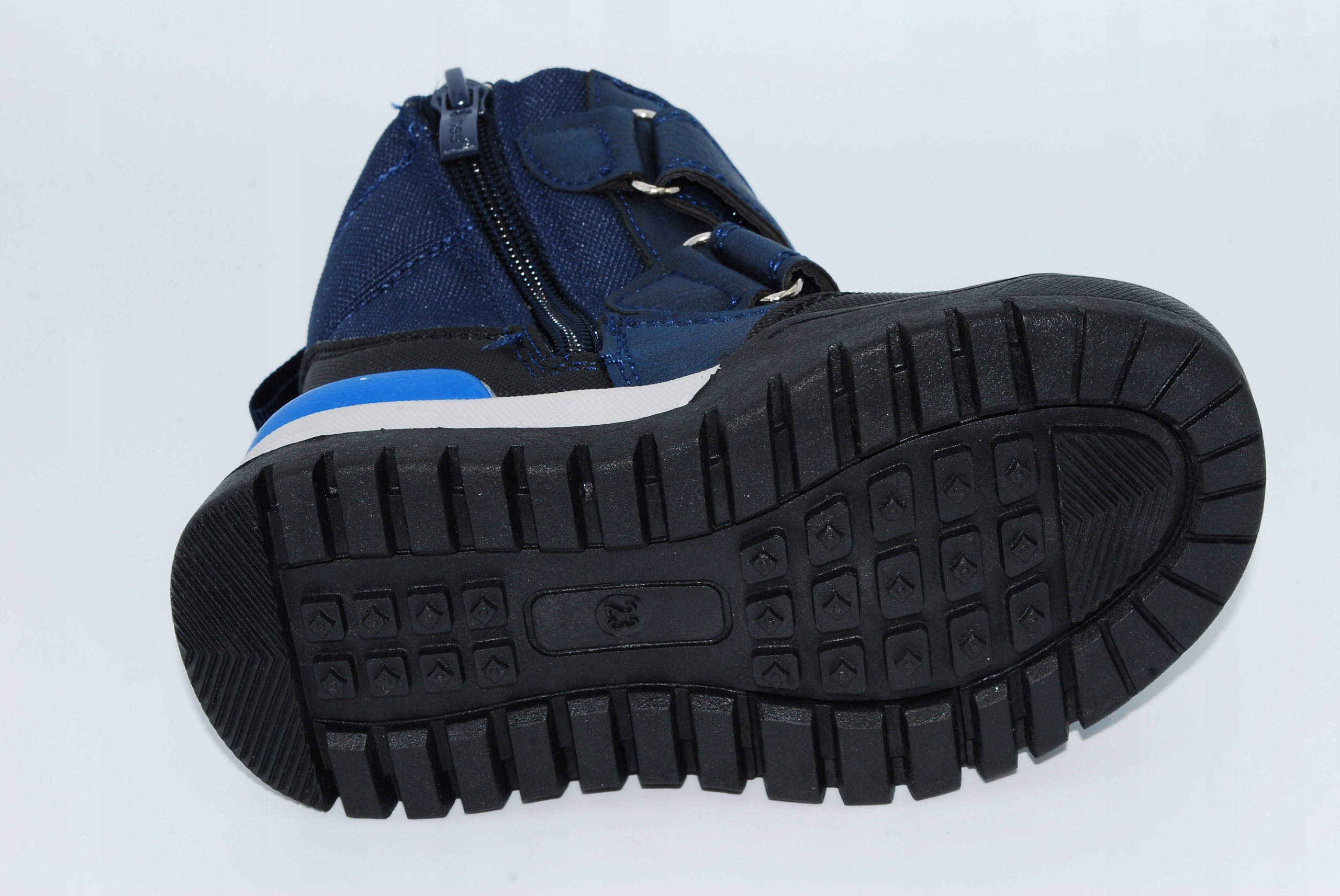 OWCZA WEŁNA KOZAKI CLIBEE NA RZEP r.24 / 15,5cm Długość wkładki wew. 15.5 cm