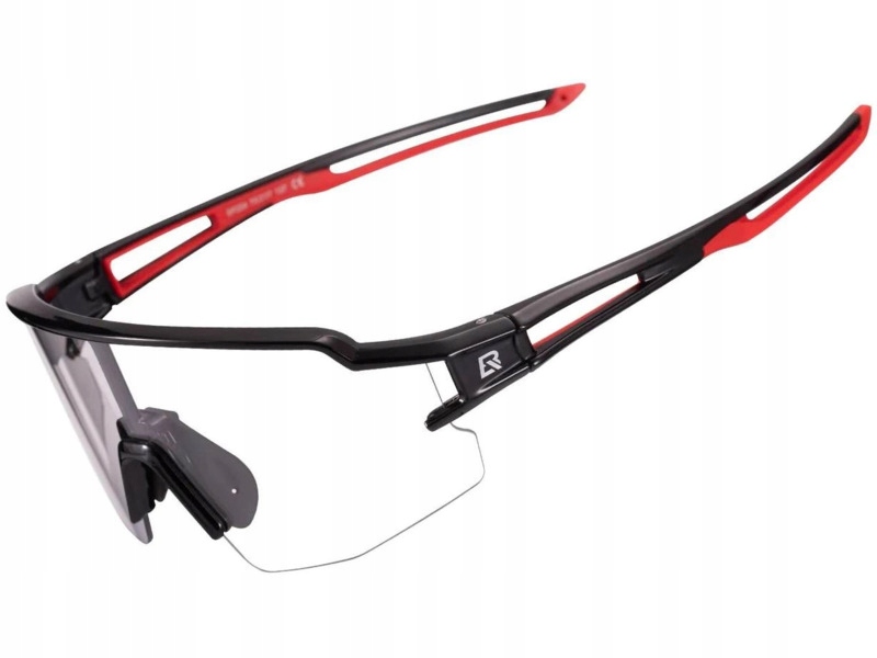 Okulary rowerowe Rockbros 10173 Czarno-czerwony