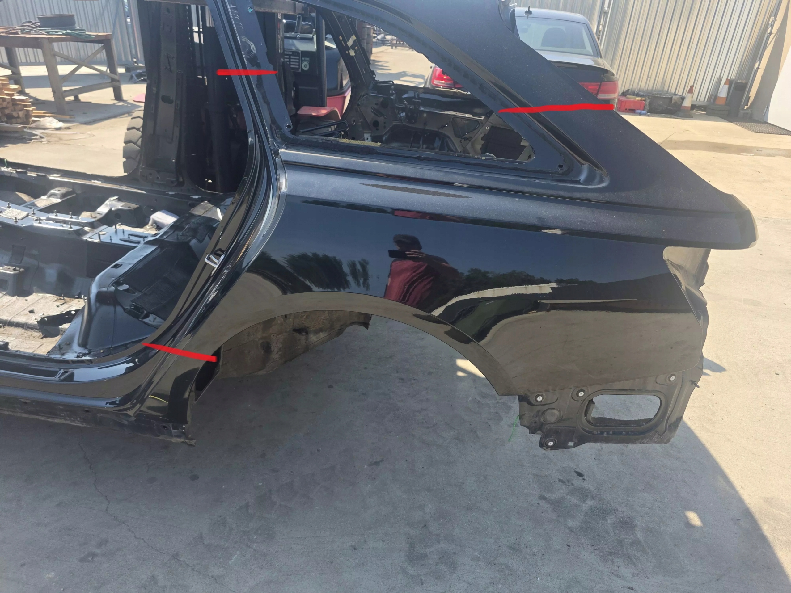 LONGHERONE parafango sinistra posteriore AUDI A6 C8 AVANT KOMBI Originale !!!