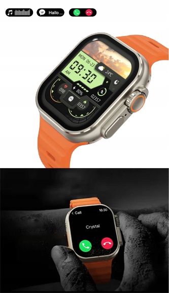 SMARTWATCH ZEGAREK DAMSKI WATCH ROZMOWY MĘSKI PULS SPORT KROKI SMARTBAND Rodzaj smartwatch