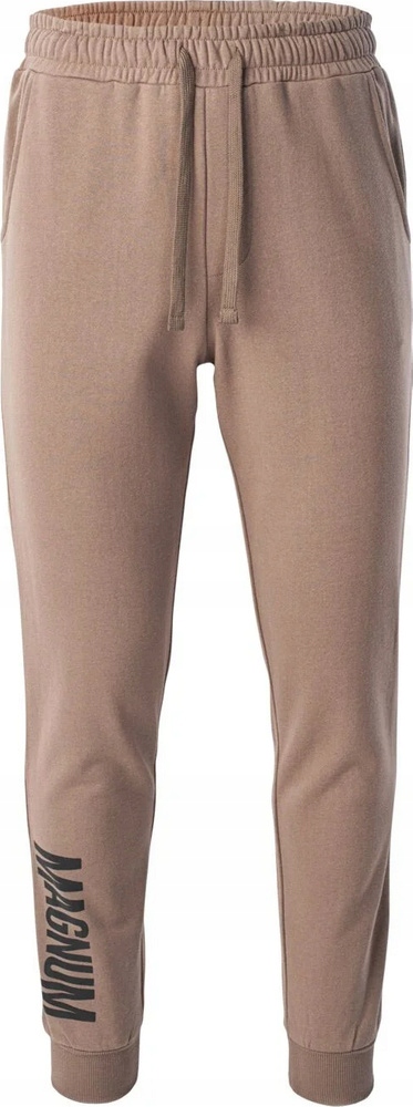 Pánské Bavlněné Tréninkové Tepláky Joggery Magnum Ibis II Béžová vel. M