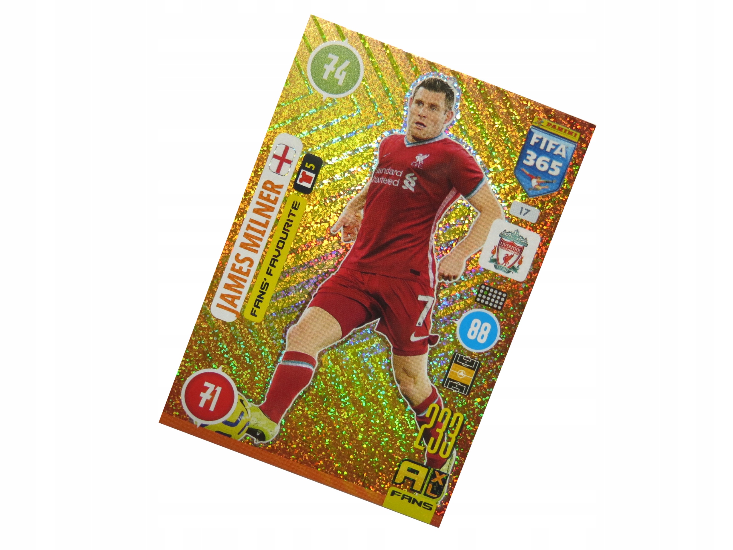 Panini Fifa 365 2021 Karty Piłkarskie Fans Favourite Milner 17 Liverpool