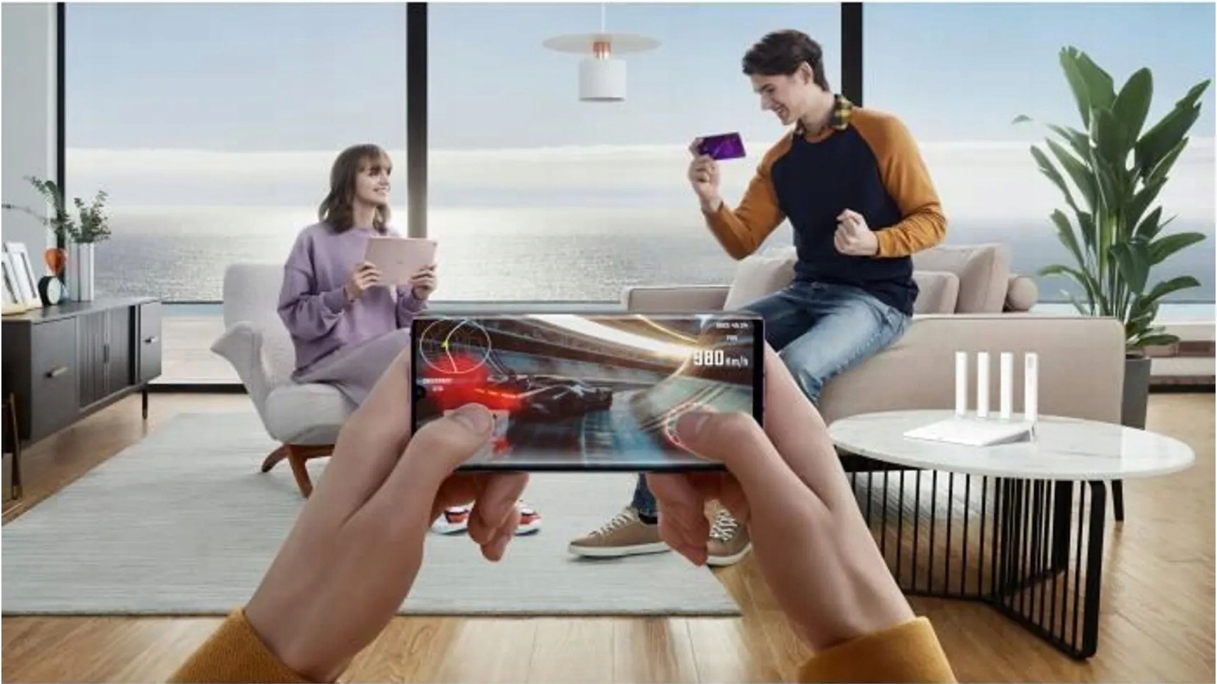 Domowy Biurowy router Huawei AX3 WS7200 Quad Core WiFi 6 AX WPA3 MESH WPS Model AX3