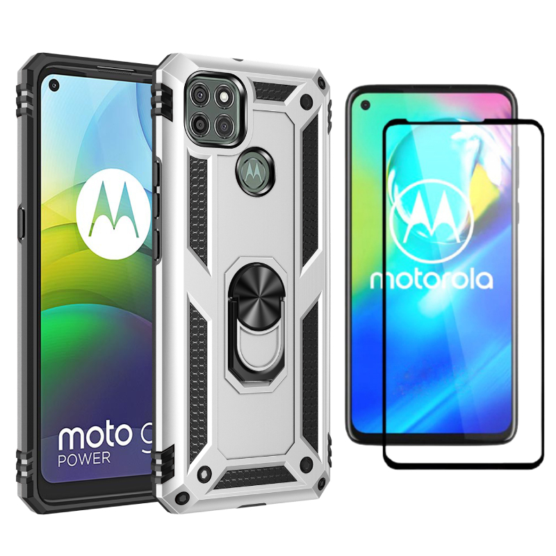 

Etui Pancerne Ring Nx Do Moto G9 Power + Szkło