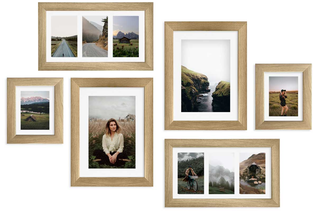 

Multirama Seul zestaw ramek Jasny dąb