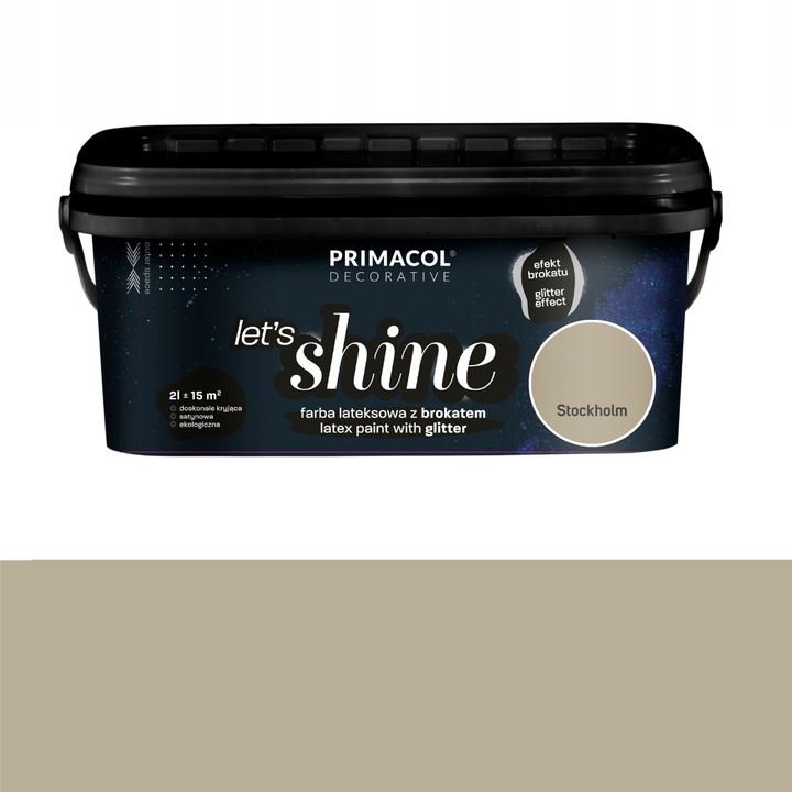 Primacol Decorative Farba Let's shine 2L Stockholm