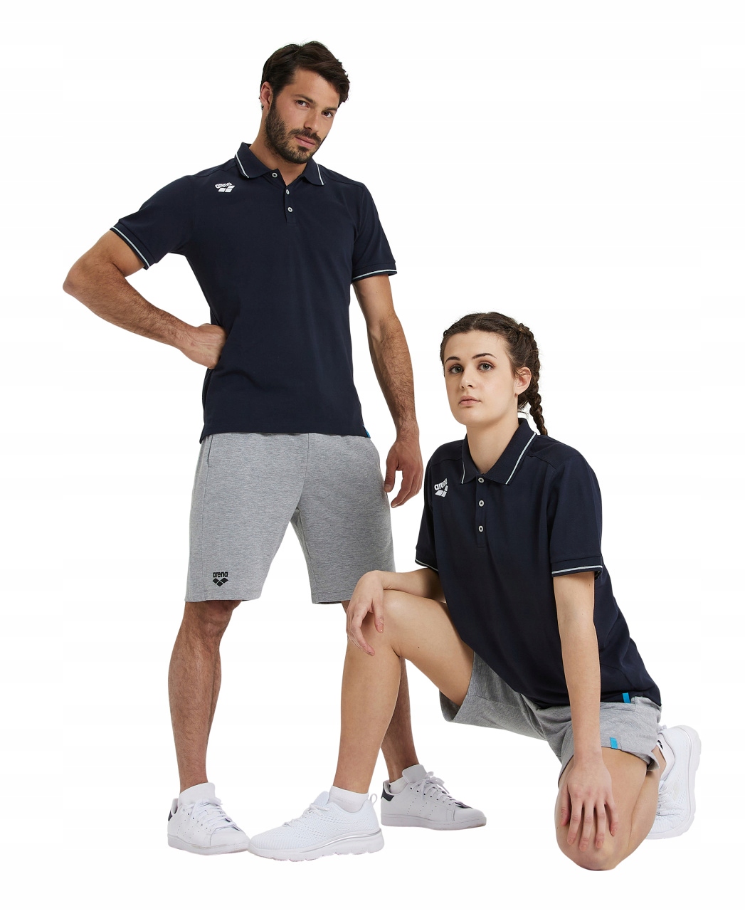 Koszulka polo bawełniana unisex Arena Team Poloshirt Solid Navy R.XL Stan opakowania oryginalne