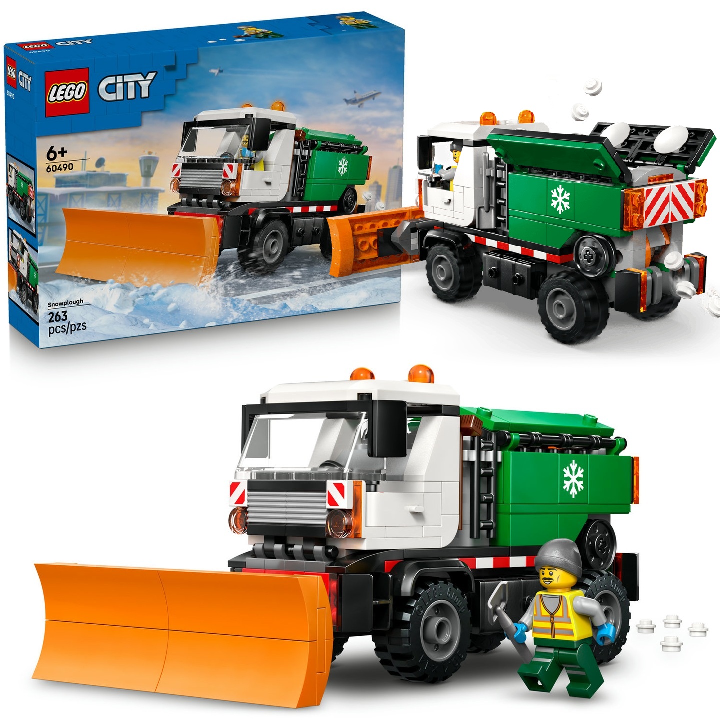 KLOCKI LEGO CITY 60490 PŁUG ŚNIEŻNY DLA DZIECI + KATALOG LEGO W WERSJI PDF