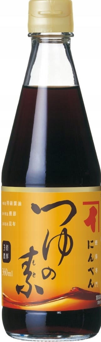 

Ninben Japoński sos bulionowy Tsuyu, 360ml