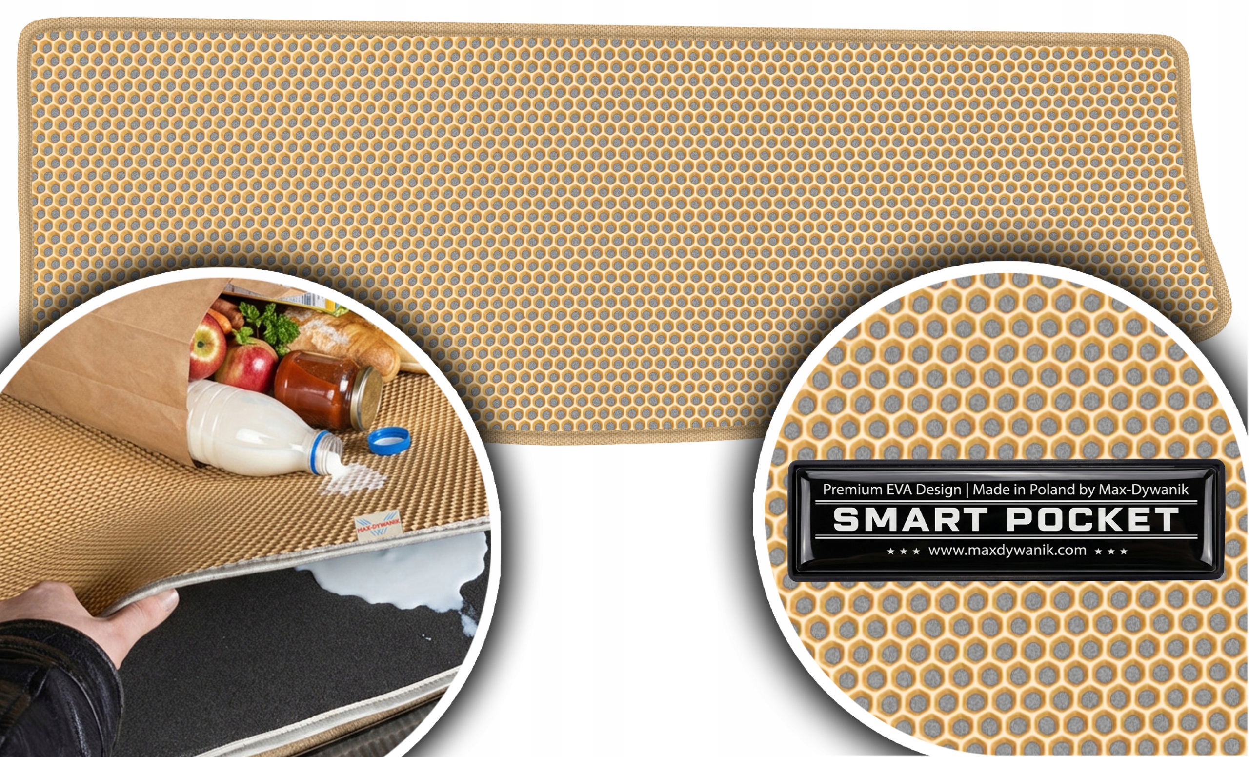 Mazda 5 II Minivan 7os 2005-2010 Vložka do kufru Eva Smart Pocket Béžová