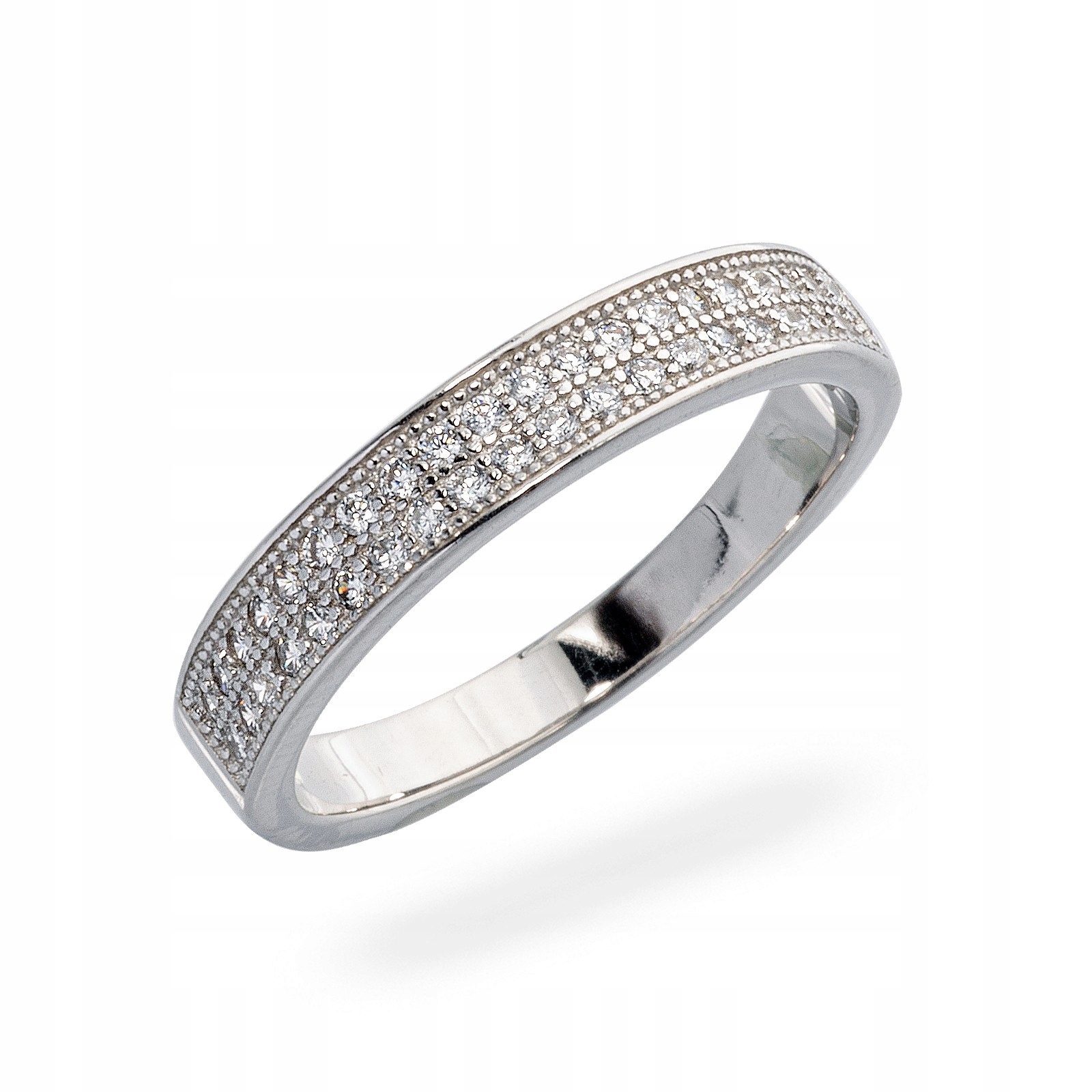 Stříbrný prstýnek Eleganza Classica s zirkony