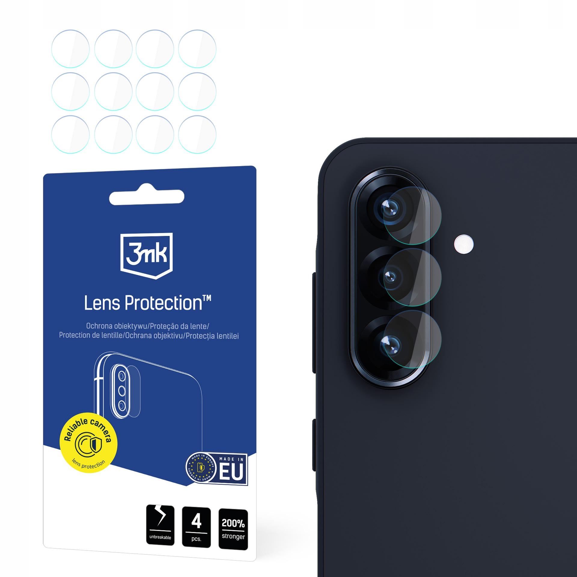 3MK Szkło Lens Protection Do Samsung Galaxy A56 Ochrona Ekranu 9H