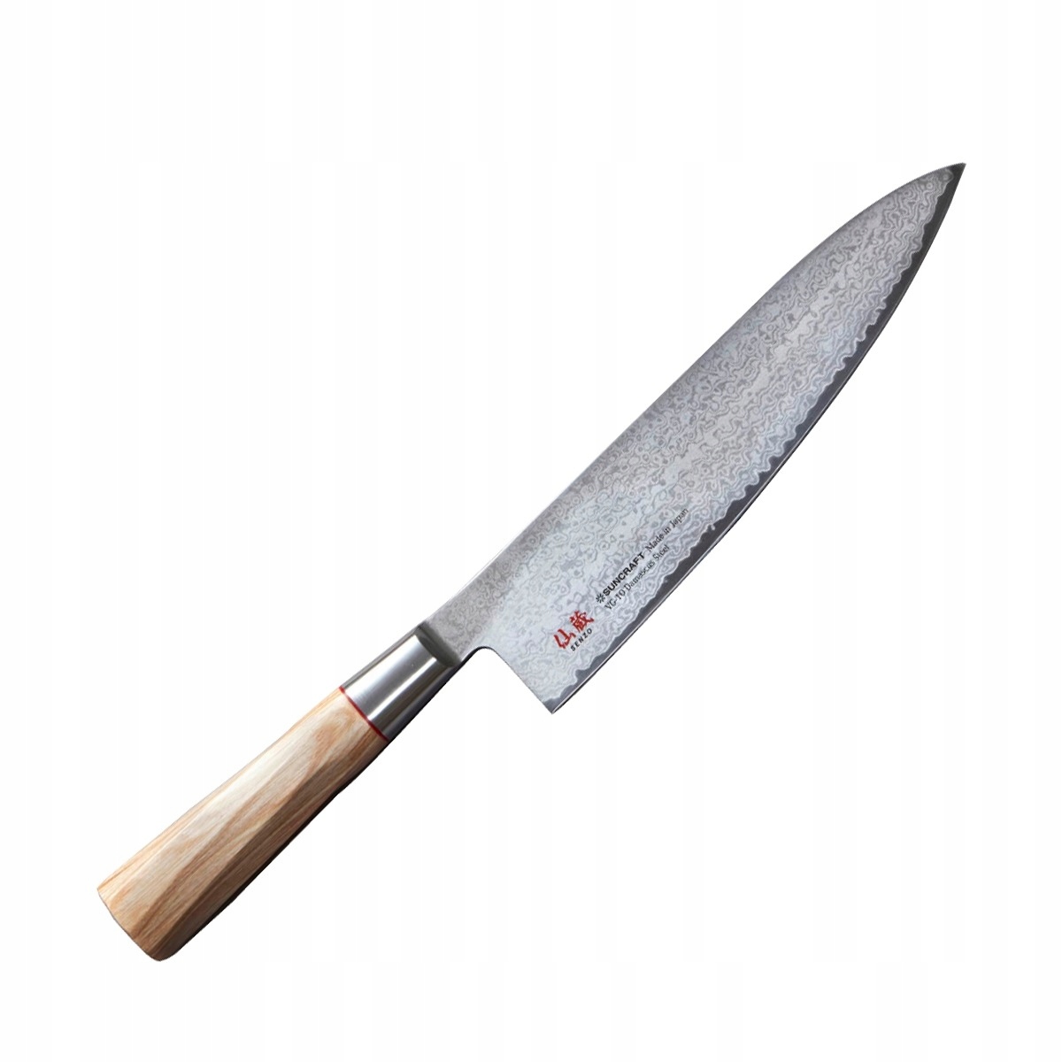 Nóż Suncraft Senzo Twisted Octagon Chef 200 mm