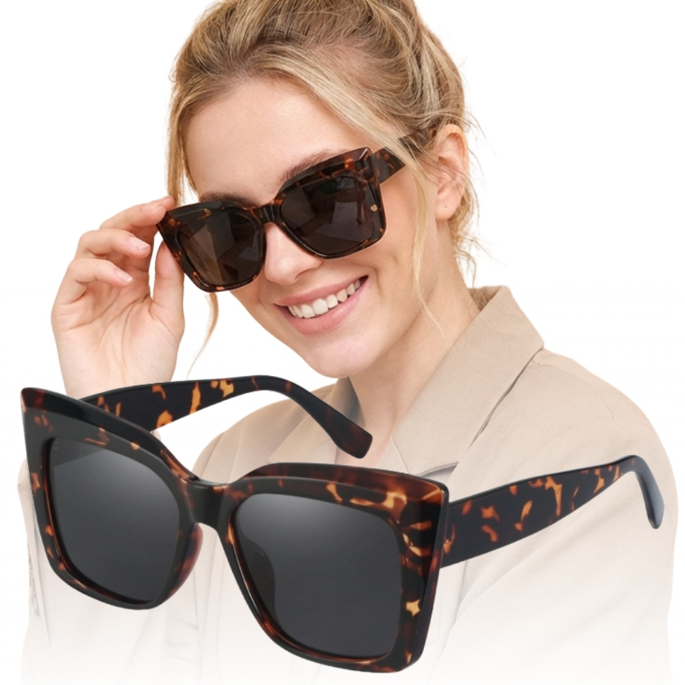 Okulary przeciwsłoneczne Senja 616 C2 damskie z polaryzacją, UV400 i etui