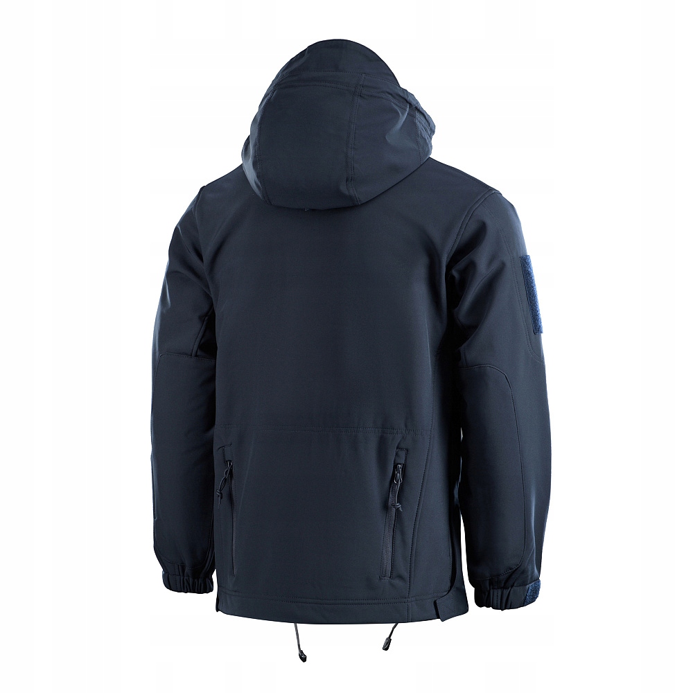 M-Tac Kurtka Soft Shell Police Dark Navy Blue Kaptur z kapturem