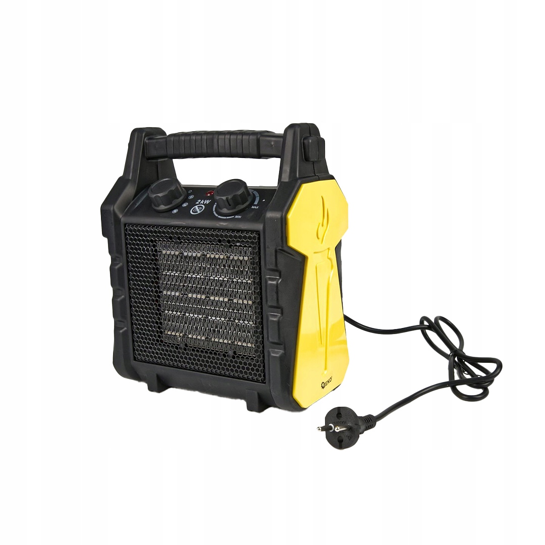 Elektrický keramický ohřívač – ohřívač Geko G80405 2 kW s termostatem