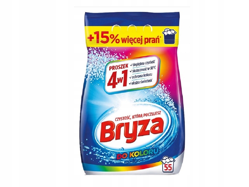 

Proszek do prania Bryza 4 w 1 Color 3.575 kg