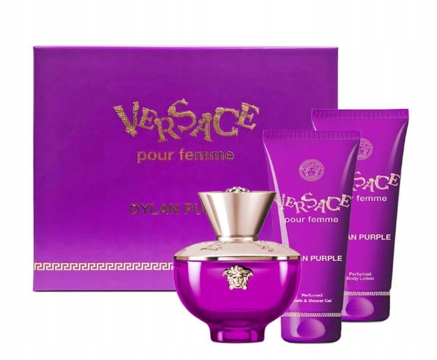 Versace Dylan Purple edp 50ml Bl 50ml Sg 50ml zestaw