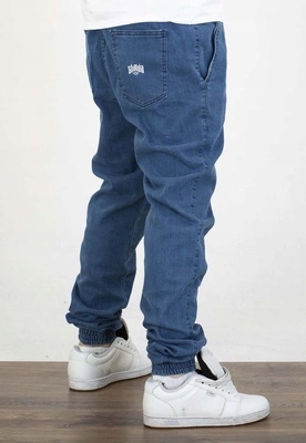 Kalhoty Chada Jeans Joggery Kastet Logo modré