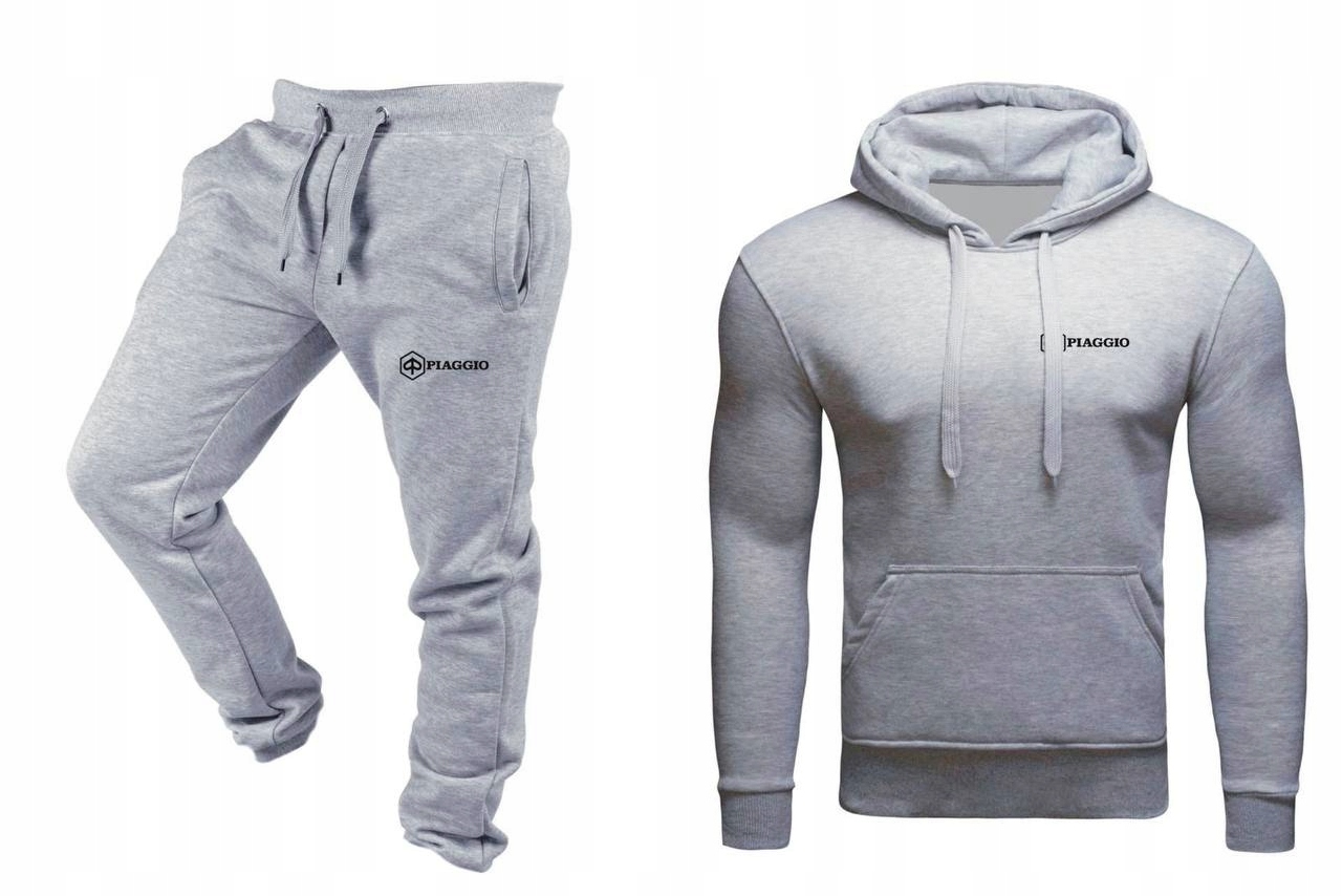 Tepláková Souprava Teplákovka Piaggio Mikina A Kalhoty Šedá XL