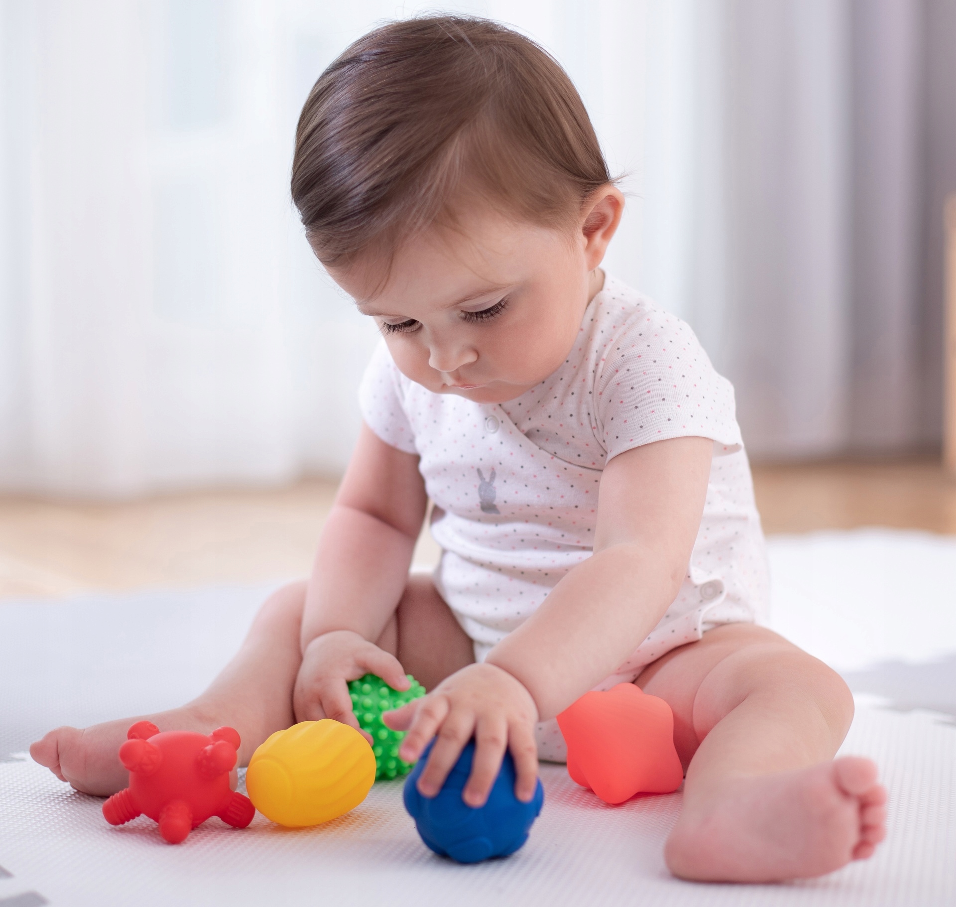 TULLO PIŁECZKI SENSORYCZNE ZESTAW 5szt 0m+ Płeć chłopcy dziewczynki