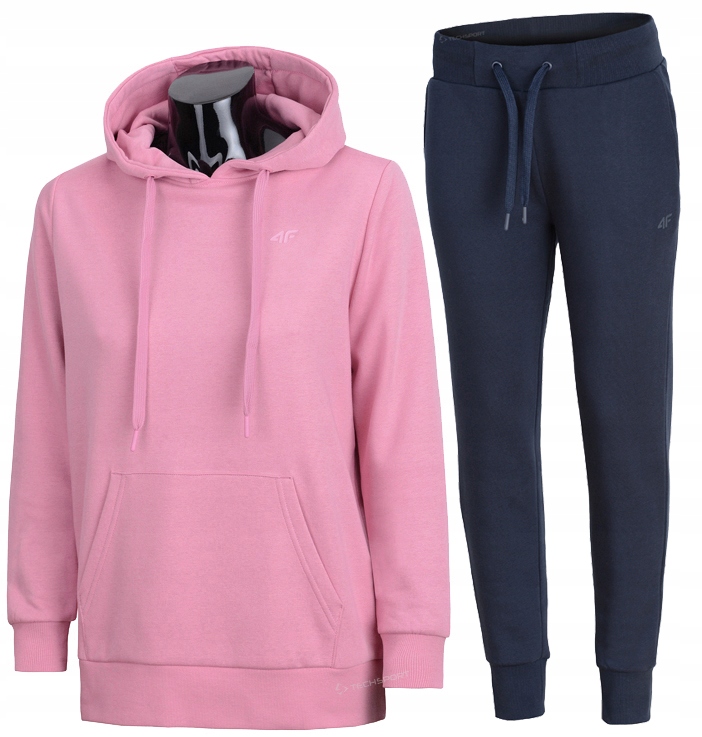 

4F Damski Dres Bawełna Komplet Bluza Spodnie XXL