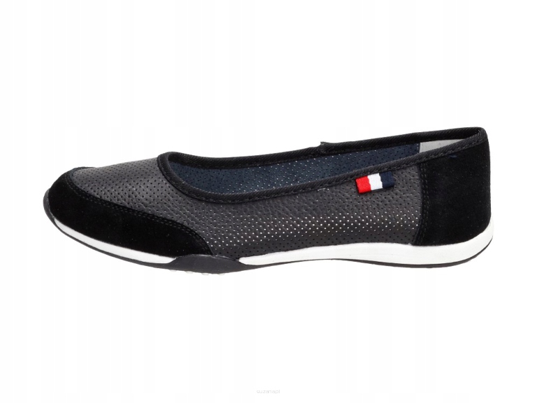 

Czarne baleriny damskie Filippo DP142/21 Skóra r36