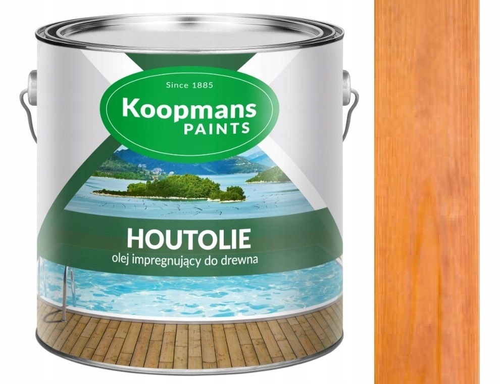 Koopmans Houtolie Uv 2,5 L Impregnační Olej Na Dřevo 107 Zlatý Kaštan