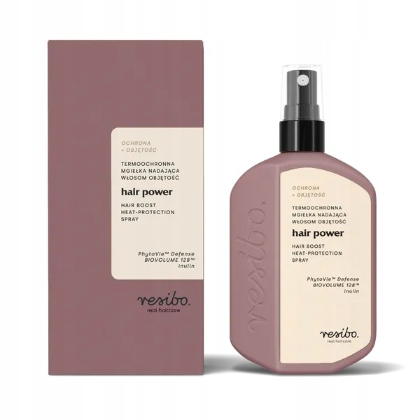 Resibo Hair Power, termoochranná mlha dodávající vlasům objem, 100 ml