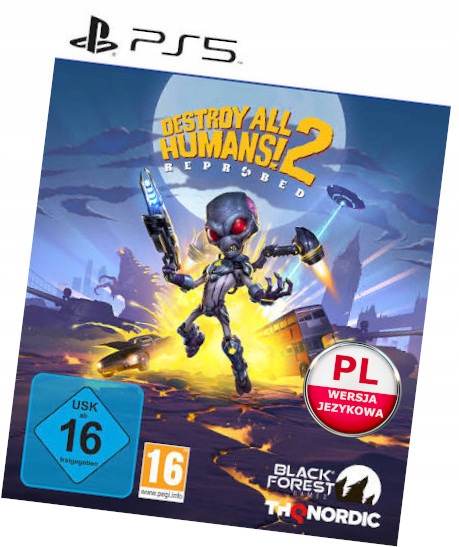 Destroy All Humans 2 Reprobed PS5 Nowa Pudełkowa Po Polsku