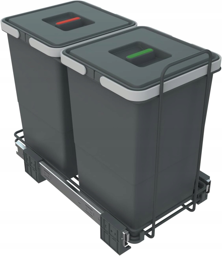Levně Odpadkový koš , třídič, 30 cm, 2x12 l, Elletipi