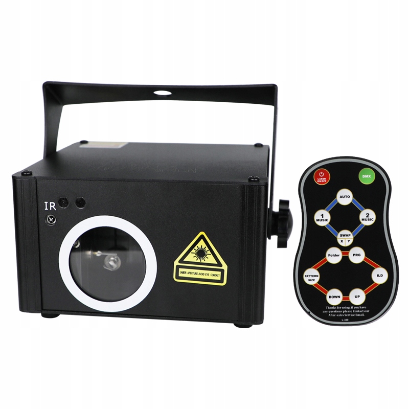 PROJEKTOR ŚWIATŁA LASEROWY ANIMACJI 3D WZÓR