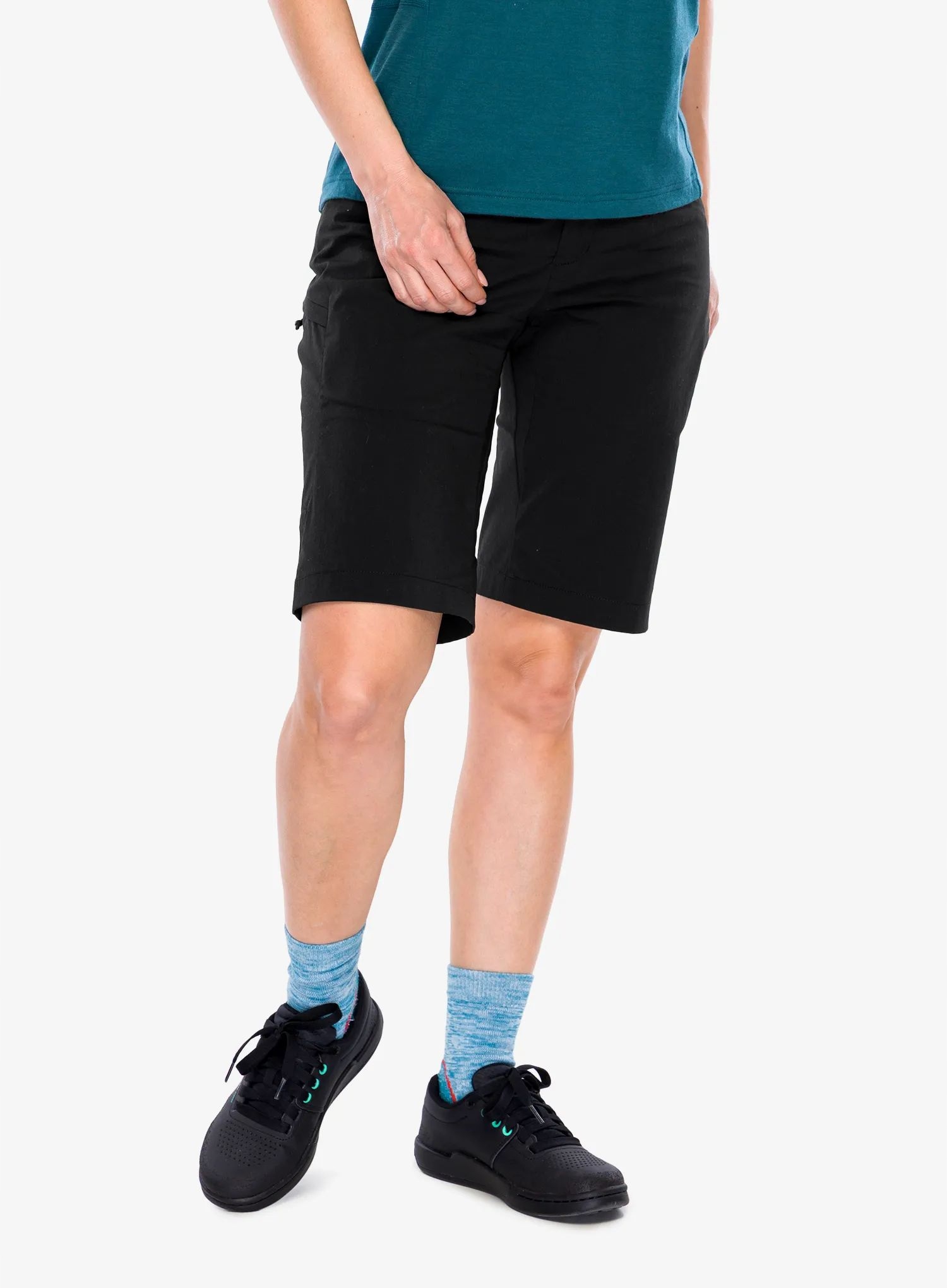 Kraťasy cyklistické kraťasy Mons Royale Diversion Merino Trail černé L