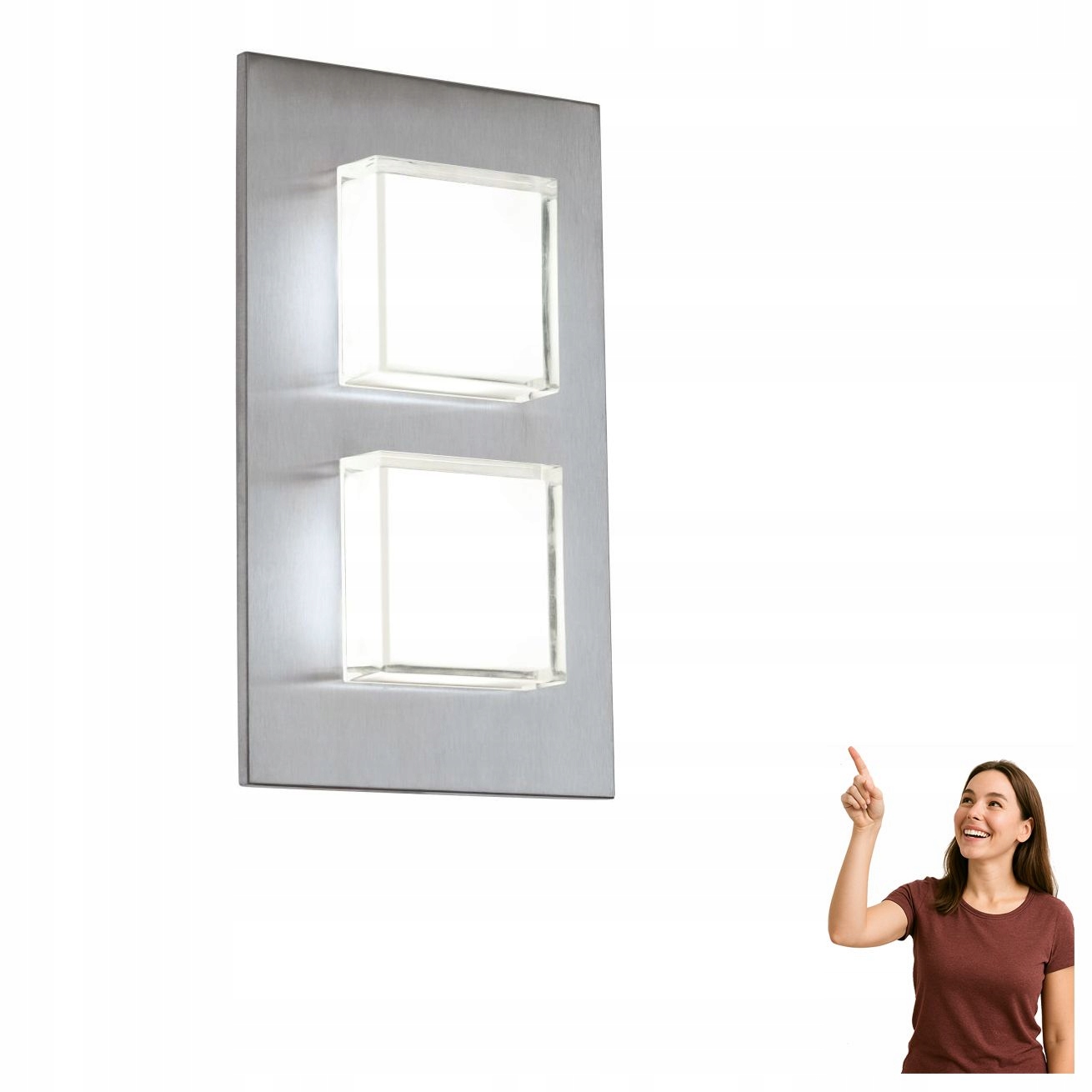 Nástěnná Led lampa 2x2,5W Pias 93365 Eglo