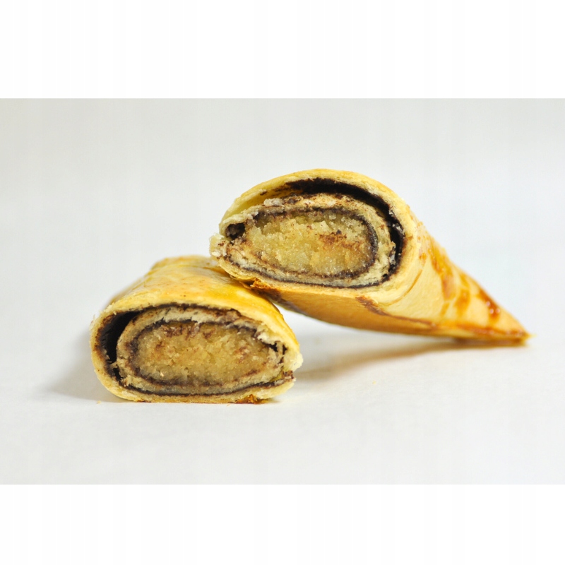 Rogaliki z marcepanem i czekoladą