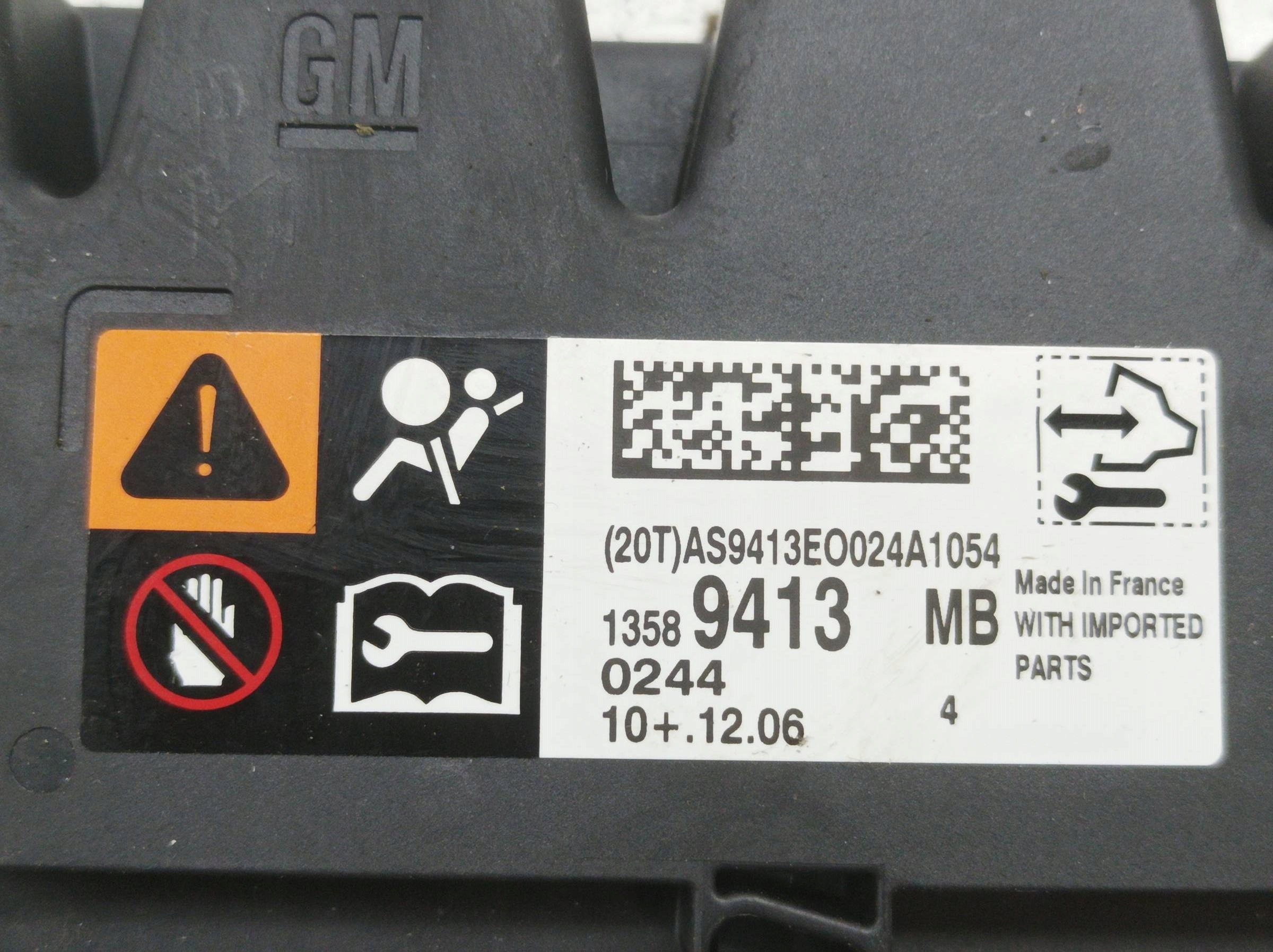 SENSOR airbag 13589413 MB Opel Astra IV (2009- ) J