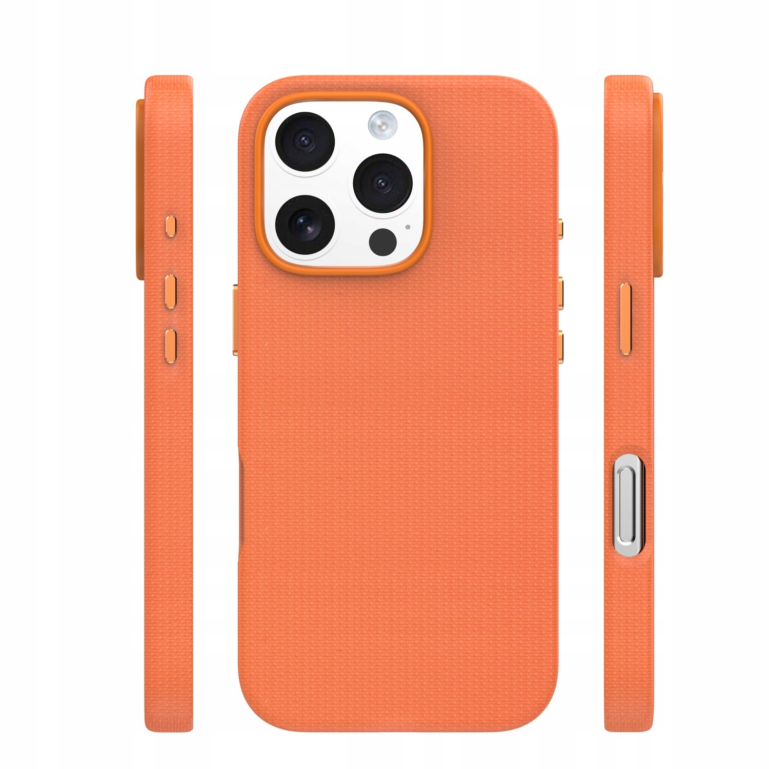 Pouzdro pro iPhone 16 Pro Max, ochranné pouzdro na telefon, oranžová matná barva