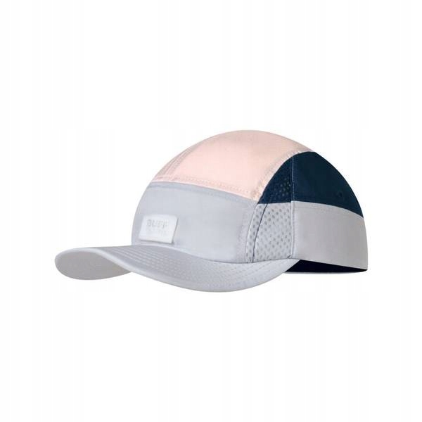 Buff Czapka do biegania z daszkiem 5 Panel Cap Domus Light Grey s/m