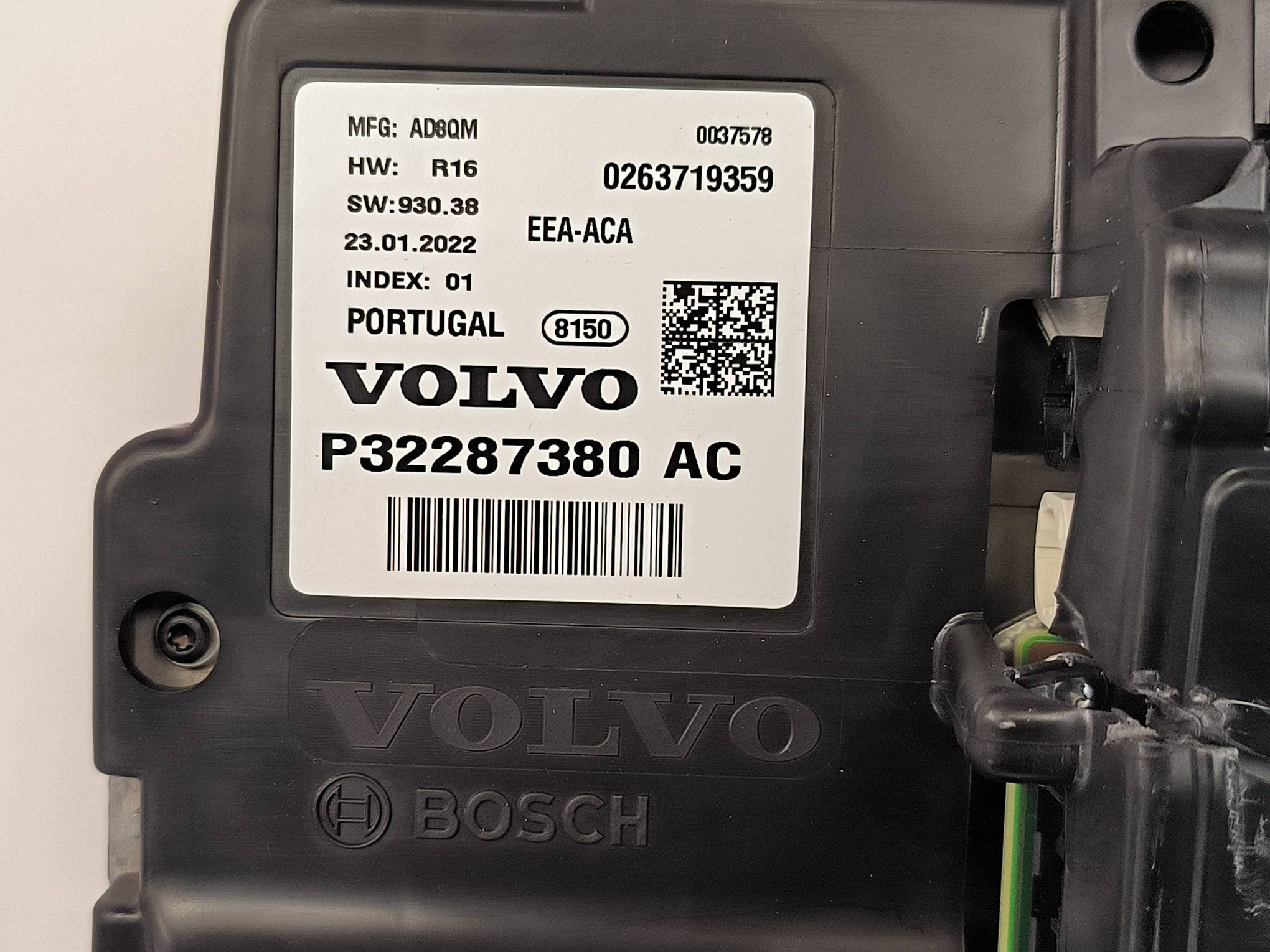 dials clock EU 32287380AC VOLVO V60 II