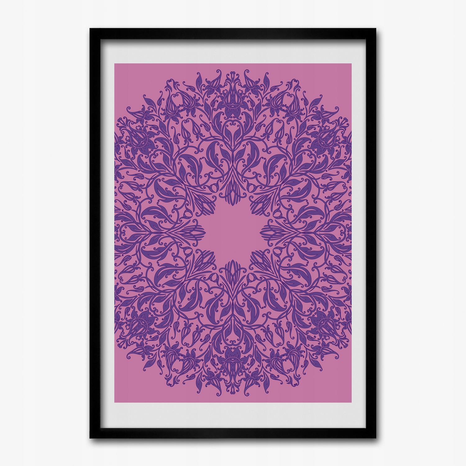 Obraz s rámem Mdf Rozeta ornament vzor 50x70 cm