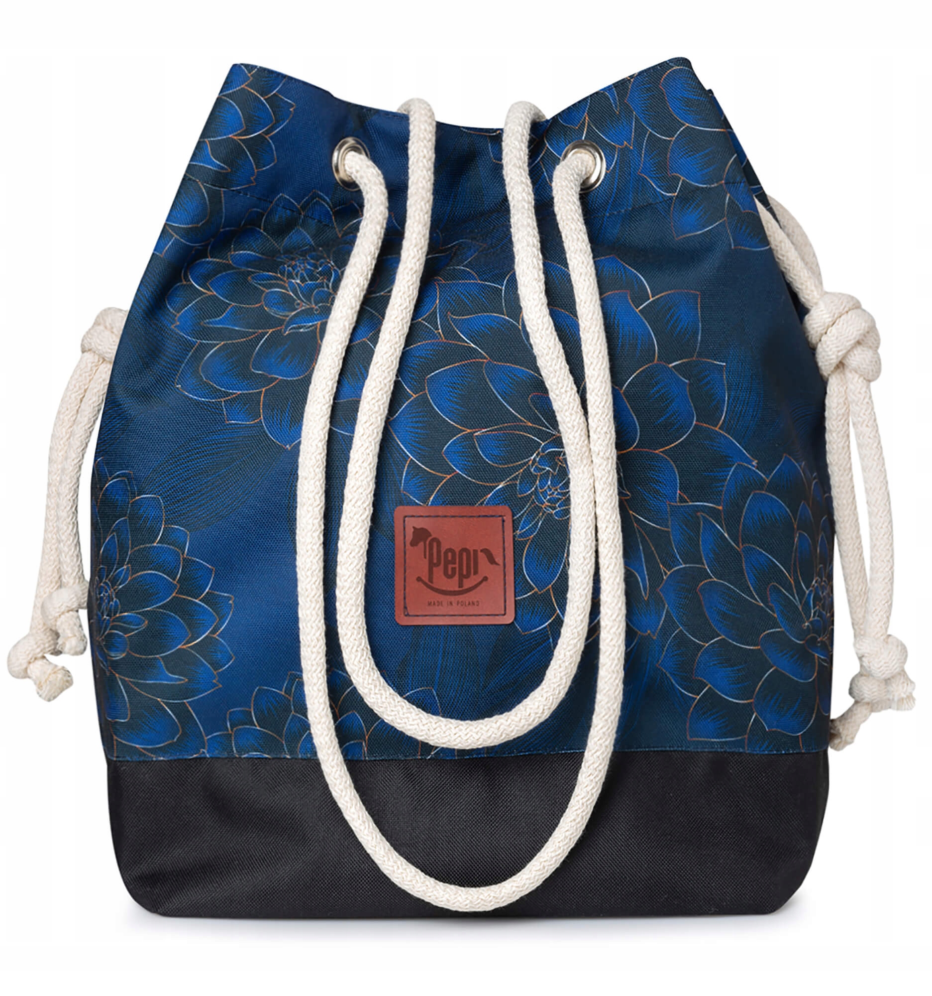 PEPI TOREBKA DAMSKA SHOPPER TORBA PODRĘCZNA KWIATY