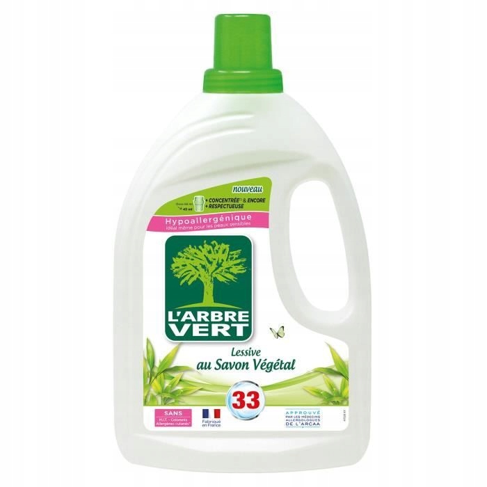

Żel do prania L'arbre Vert Vegetal Soap 1,5l
