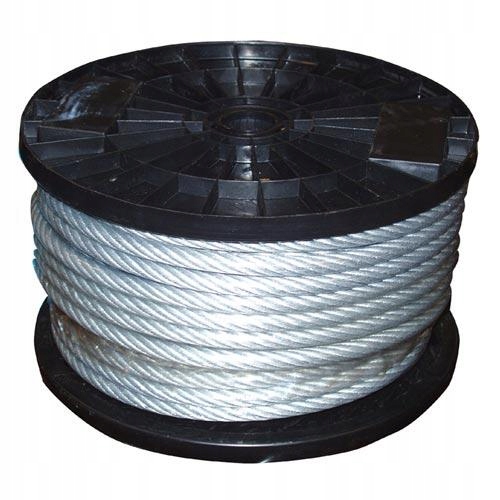 lanko ocelové 5/6mm Zccr buž. pu Zn (50m) max.zat.1330kg