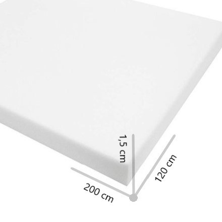 PIANKA TAPICERSKA GĄBKA MATA T25 200x120x1,5cm